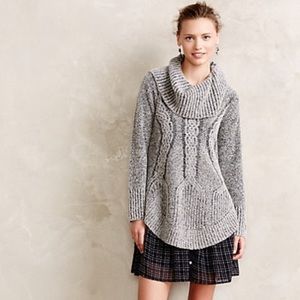 Anthro Angel of the North Cable Knit Pullover | M